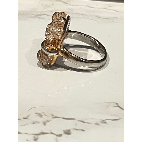 Alloy Rhinestone Square Women's Ring Faux Crystal in Mesh - Picture 8 of 8